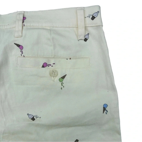 Raw Yarn Industries Men’s Stretch Twill Light Yellow Shorts 
Ice Cream Cones - Picture 4 of 7